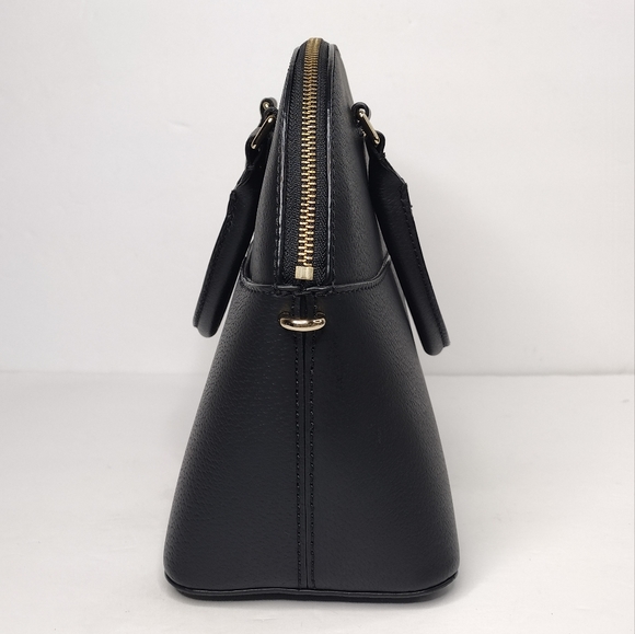 Kate Spade New York Black Leather Satchel Bag - Picture 3 of 15